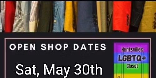 Open Closet at the Plus Size Clothing Swap
