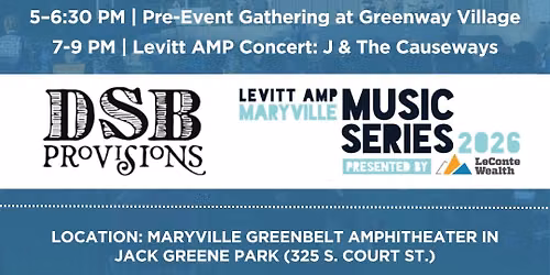 Levitt AMP Maryville Music Series + Pre-Gathering