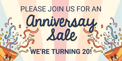 20th Anniversary Sale