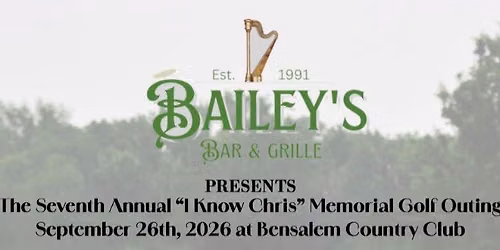 The 7th Annual \u201cI Know Chris\u201d Memorial Golf Outing