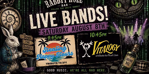 Vitalogy (A Pearl Jam Tribute) Live Band @ The Rabbit Hole!