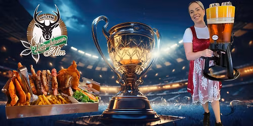 CHAMPIONS LEAGUE FINALE auf 7 XXL Flatscreens Mistgabel f\u00fcr 5\/6 + 5Liter Tower + 8 J\u00e4ger nur 150\u20ac