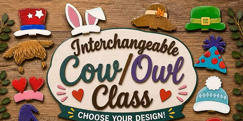 Creative Corner - Interchangeable Highland Cow \/ Owl