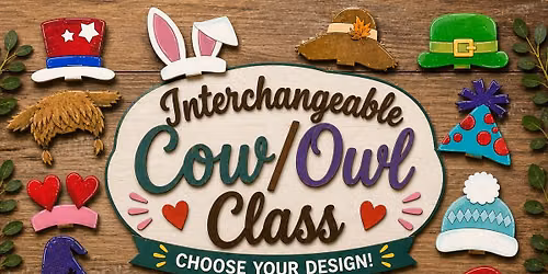 Creative Corner - Interchangeable Highland Cow \/ Owl