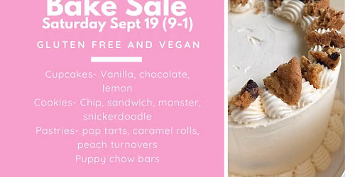 Gluten free AND vegan bake sale