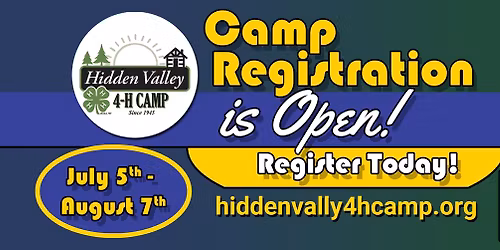 2026 Hidden Valley Camp Season