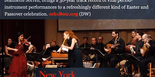 O Jerusalem! - Apollo's Fire presented by Music Before 1800