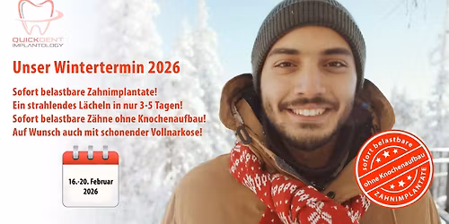 Sofort belastbare Zahnimplantate ohne Knochenaufbau