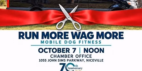 Ribbon Cutting for New Member Run More Wag More