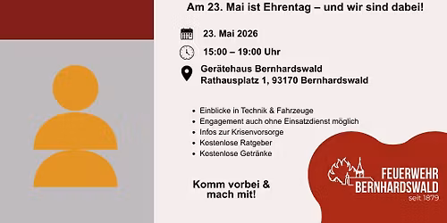 Ehrentag 2026 bei der Feuerwehr Bernhardswald