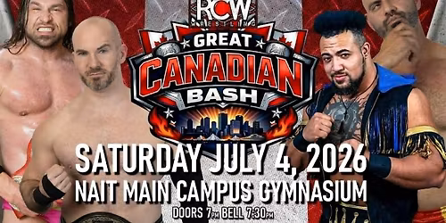 RCW Great Canadian Bash