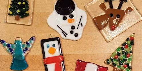 Holiday Fused Glass Ornaments-One Day Adult Workshop