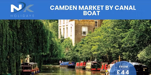 Camden Market by Canal Boat inc. Coach Travel