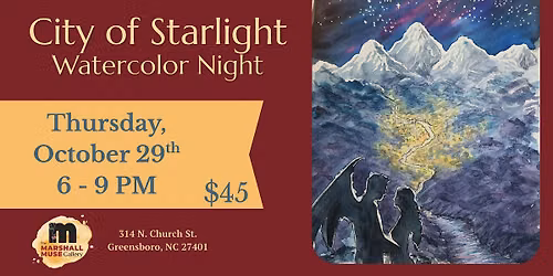 Paint the City of Starlight | Watercolor Night | A Court of Thorns and Rose