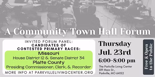 Community Town Hall Forum - Local Election Candidates and Ballot Education