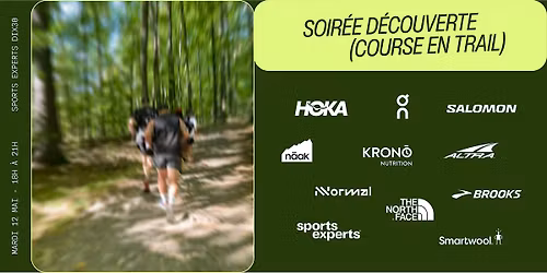 Soir\u00e9e D\u00e9couverte - Course en Trail