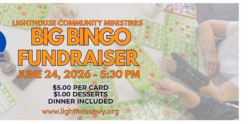 3rd Annual BIG BINGO FUNDRAISER!