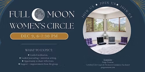 Boulder Full Moon Women's Circle \u2728