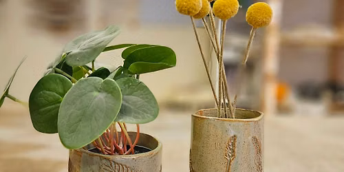 Slow Clay Saturday: Pottery Taster Session - hand build your own planter, vase or mug