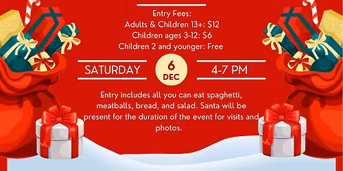 Spaghetti Dinner with Santa
