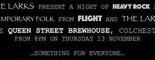 The Larks and Flight in concert