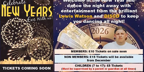 New Years Eve with Lewis Watson + Disco \ud83e\udd73\ud83c\udfb6\ud83e\udea9