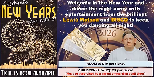 New Years Eve with Lewis Watson + Disco \ud83e\udd73\ud83c\udfb6\ud83e\udea9