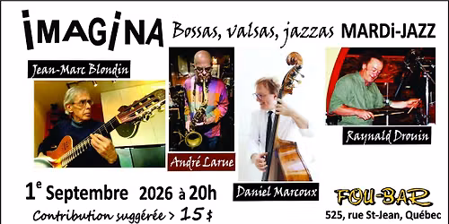 IMAGINA quartet au Mardi-Jazz 