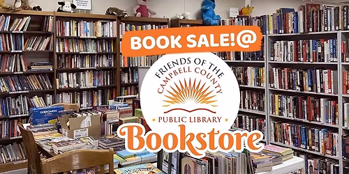 BOOK SALE! @ The Friends of CCPL Bookstore!!