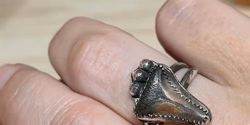 Shark Tooth and Silver Workshop DIY Ring or Pendant Building