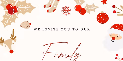 Family Ugly Christmas Art Party