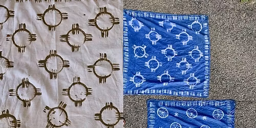 Indigo Mud Resist Bandana Workshop