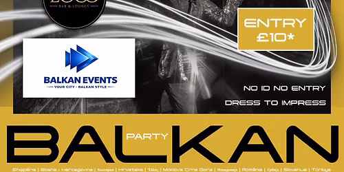 BALKAN Party BIRMINGHAM - Summer Welcome