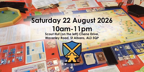 Saturday 22 August - All day games - 10am Start!