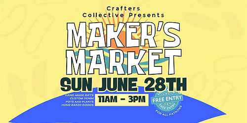 Colorado Spring's Maker's Market \u2013 JUNE 28th