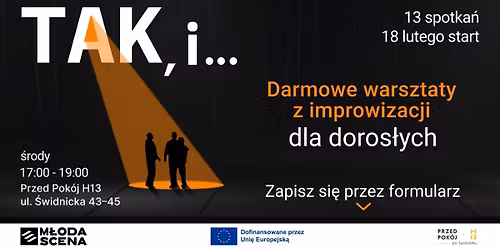 \u2728 Darmowe warsztaty improwizacji teatralnej dla doros\u0142ych \u2728
