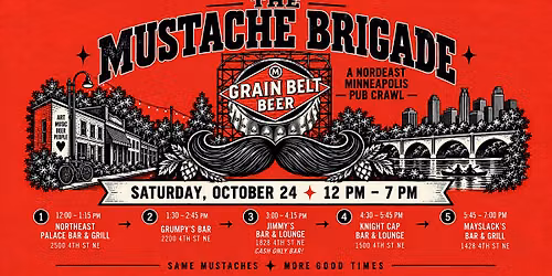 The Mustache Brigade: A Nordeast Minneapolis Pub Crawl