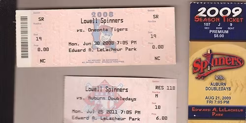 Lowell Spinners at Vermont Lake Monsters Baseball at Centennial Field