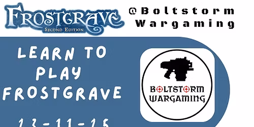 Learn to play Frostgrave day- FREE TO PLAY EVENT