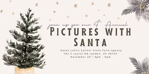 4th Annual Free Pictures with Santa