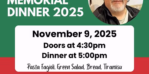 2nd Annual Joe Salle Memorial Dinner