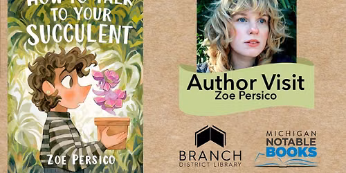 Coldwater: Michigan Notable Books Author Tour: Zoe Persico 