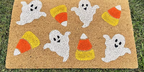 Spooky Season Rug Painting Workshop