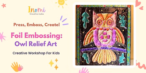 Foil Embossing: Owl Relief Art
