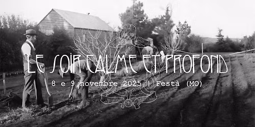 Le soir calme et profond