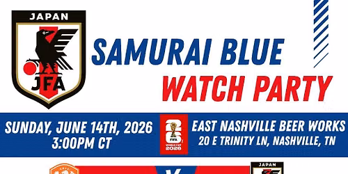 Samurai Blue Watch Party \ud83c\uddef\ud83c\uddf5\u26bd\ufe0f