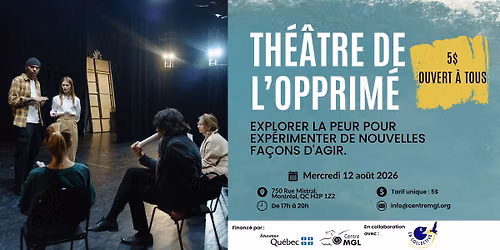 Th\u00e9\u00e2tre de l\u2019Opprim\u00e9 : Explorer la peur pour exp\u00e9rimenter de nouvelles fa\u00e7ons d'agir