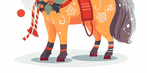 Caroling on Horseback