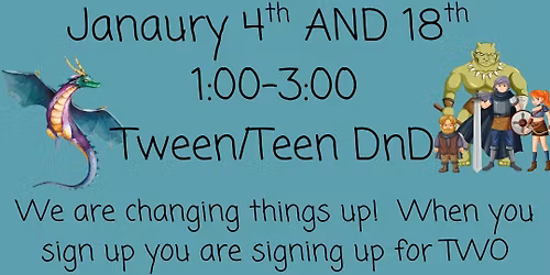 Tween\/Teen DnD 