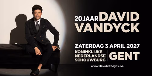 20 jaar - David Vandyck In Concert 'Ik Kan Het Niet Geloven'